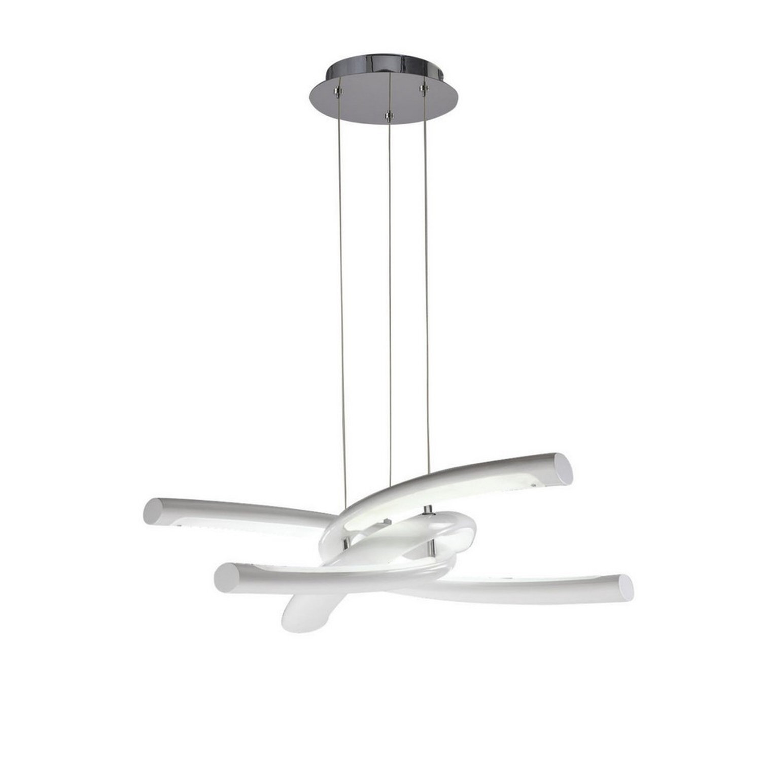 Inspired Lighting Knot Pendant Light White