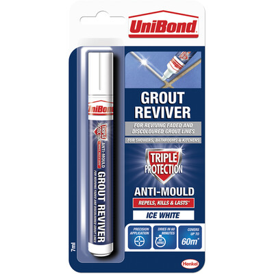 White UniBond Ice White Grout Reviver Pen 7 ml