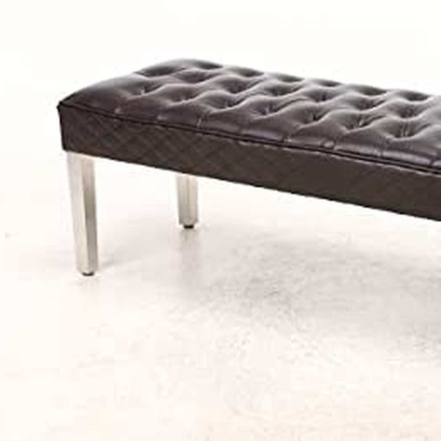 Rebecca Leather Aire Bench - Brown