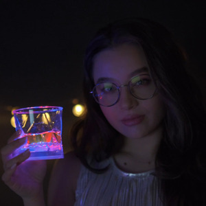 Liquid Activated LED Tumbler Reusable Glasses 240ml