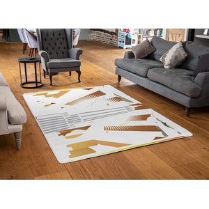 Art Deco Skyscraper Designer Rug