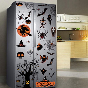 8 Sheets of Halloween Wall or Window Stickers