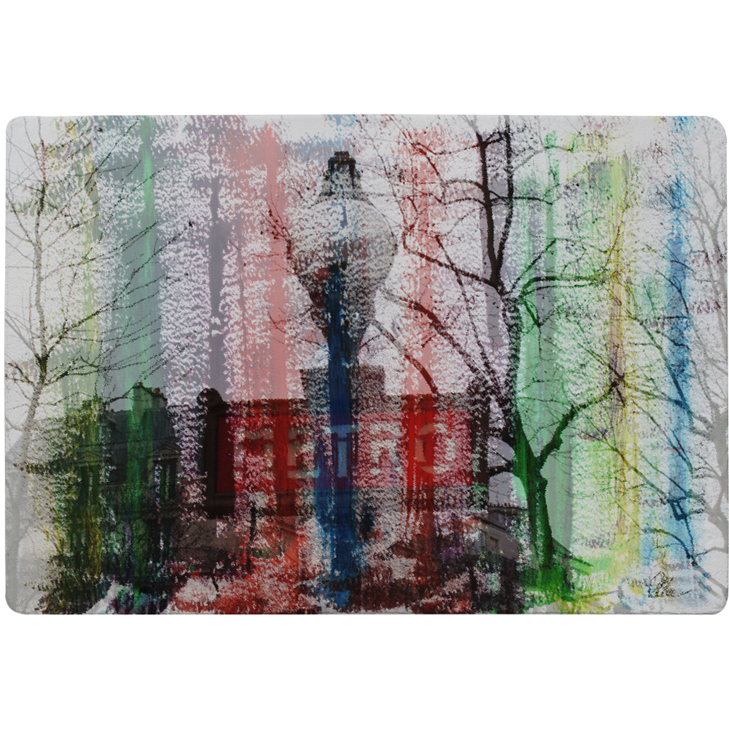 Metro Rug - Red / 150cm thumbnail