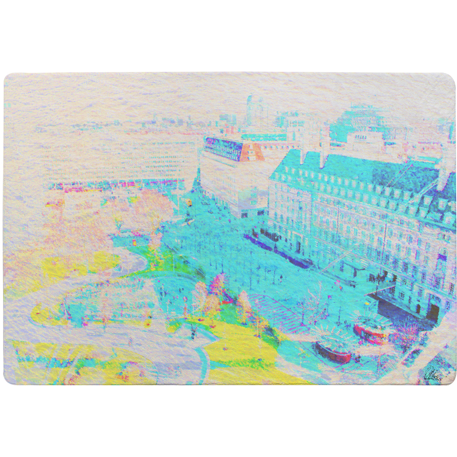 London Eye Park Rug - Blue / 150cm