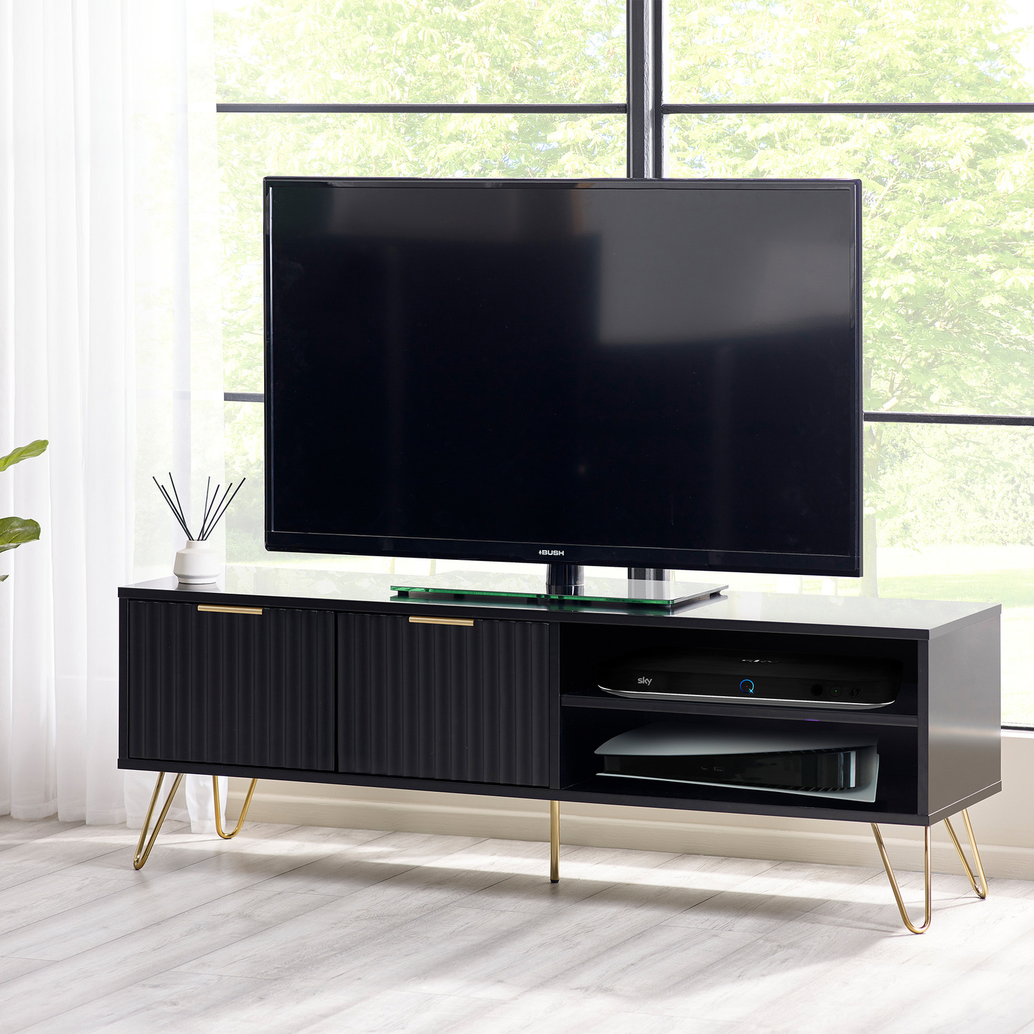 Julian Bowen Murano Tv Unit - Black - Image 6