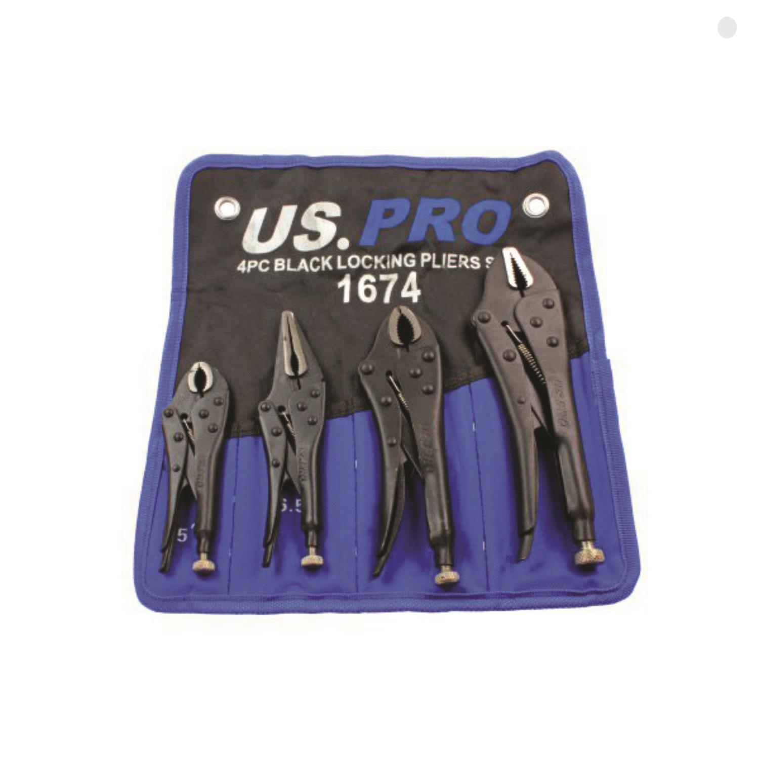 thumbnail image 2 of 3-Piece Locking C-Clamp Set – Adjustable Welding Pliers By ToolZone 2 of 6