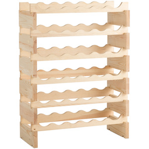 Costway 6 Levels Wine Rack-Nature