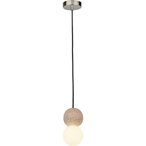 Terrazzo and Opal glass pendant
