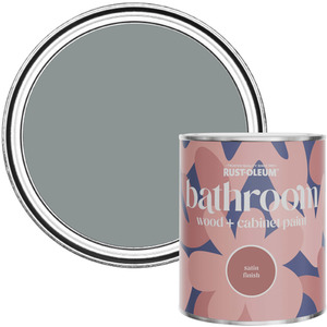 Rust-Oleum Bathroom Wood  Cabinet Paint in Satin Finish - Slate 750ml