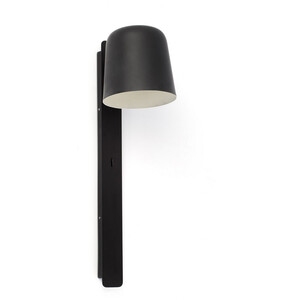 Tila Black Down Wall Lamp