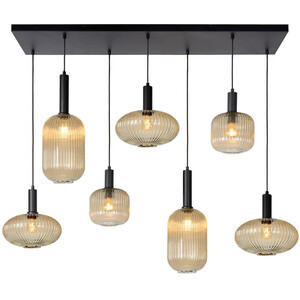 Maloto Retro Bar Pendant Light Amber