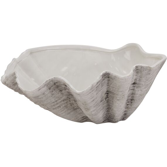 Large Ceramic Adele Shell Bowl