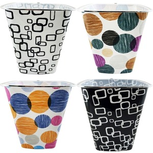 7.7 Litre Plastic Waste Paper Bin Square Recycling Rubbish Bin