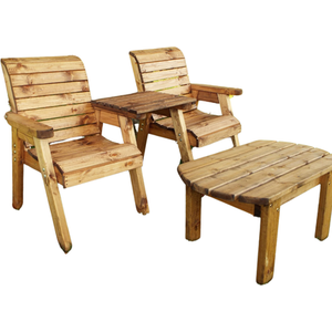 Hand Made Twin Companion Set and Coffee Table