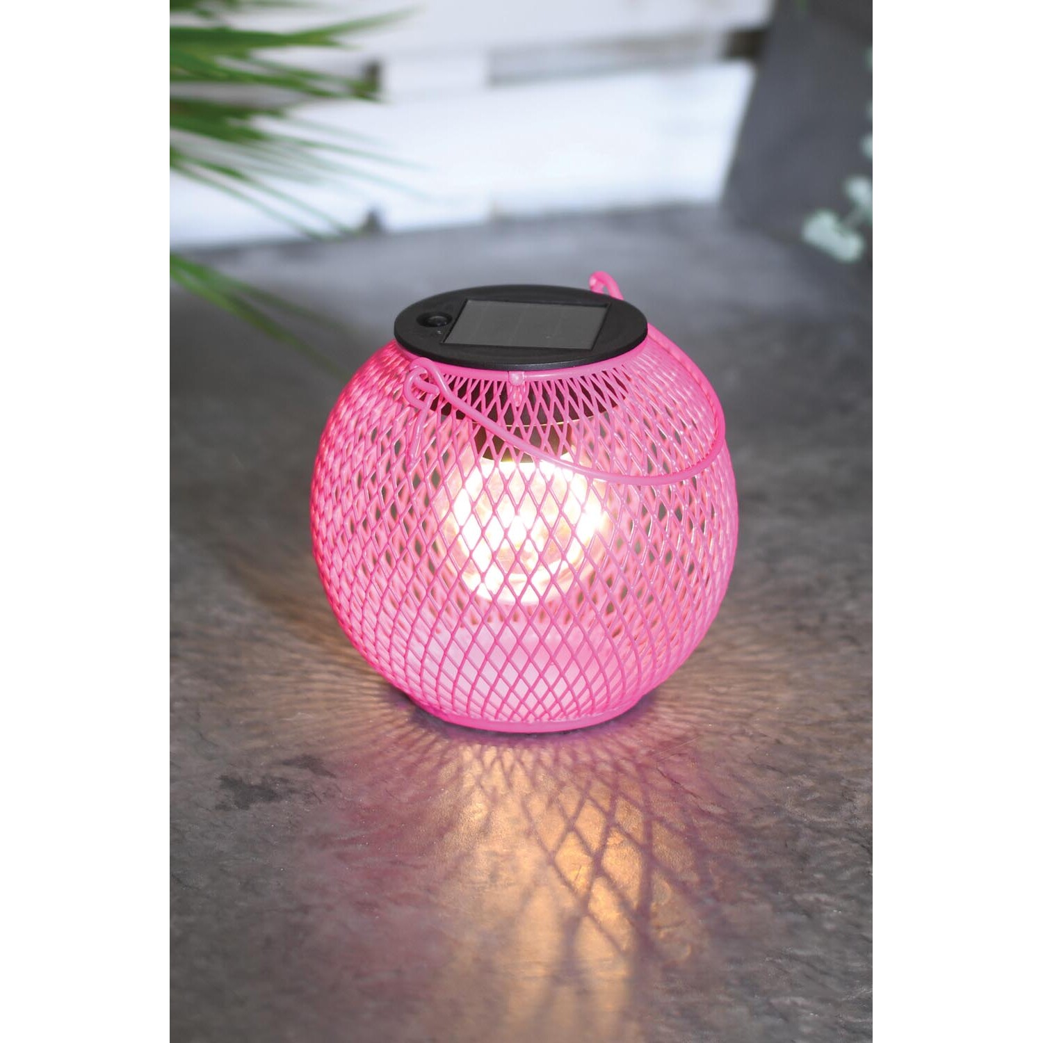 Small Solar Mesh Lantern