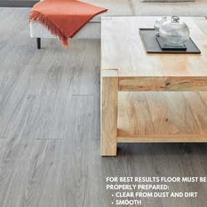 Grey Self-Adhesive Floor Planks Pack of 36 Vinyl Flooring  shot 5718046