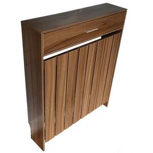 Wooden Vertical Design Radiator Cover with Draw