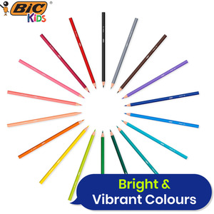 BIC Kids Tropicolours Coloured Pencils 24 Pack Multi-Colours