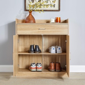 Oak Home Source Novara 2 Door Shoe Storage Cabinet shot 6779960