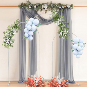 Metal Birthday Party Wedding Backdrop Stand Set