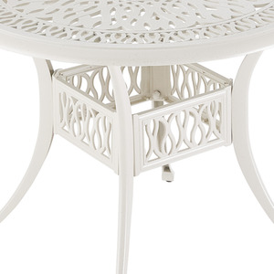 Beige Vintage Patio Garden Table With Umbrella Hole shot 7000288