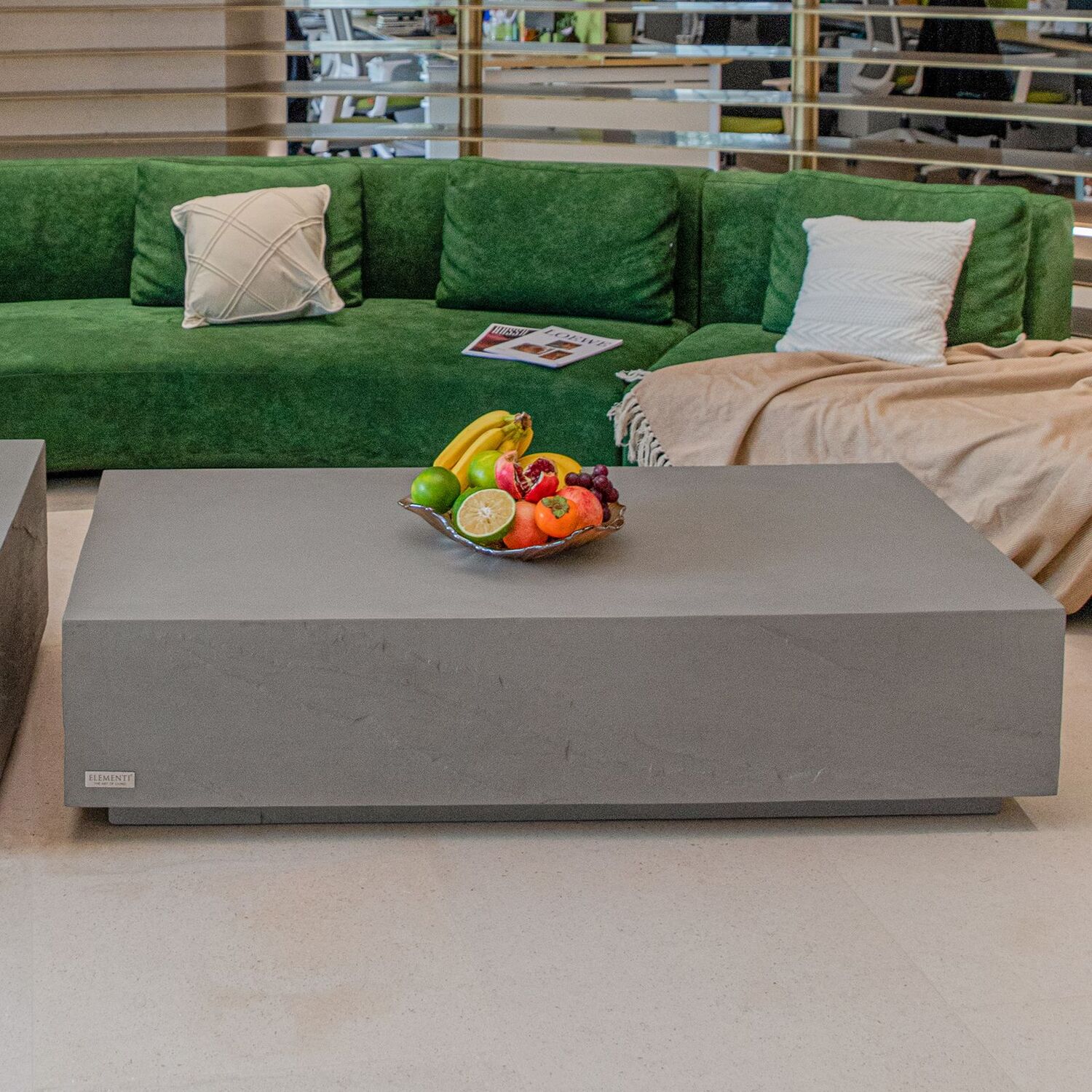 Elementi Colorado Grc Rectangular Coffee Table - Space Gray