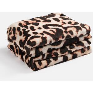 Ultra Soft Leopard Print Throw