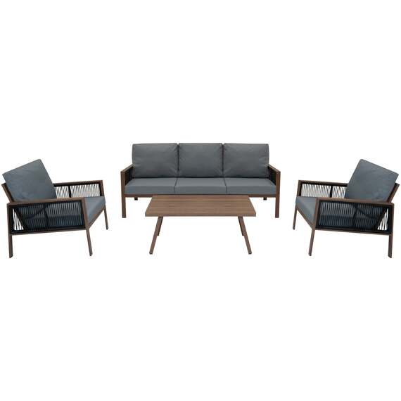 Garden Aluminium Furniture Set 5 Seats
