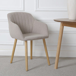 Luciano Upholstered Linen Armchair