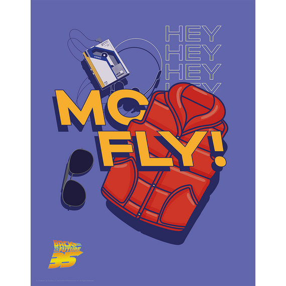 Back to the Future Hey McFly Limited Edition Art Print