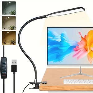 Flexible LED Desk Lamp with Clip