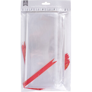 Pack of 10 Large Pull Bows with Cellophane Bag Set