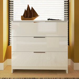 Plymouth Ready Assembled 3 Drawer Chest