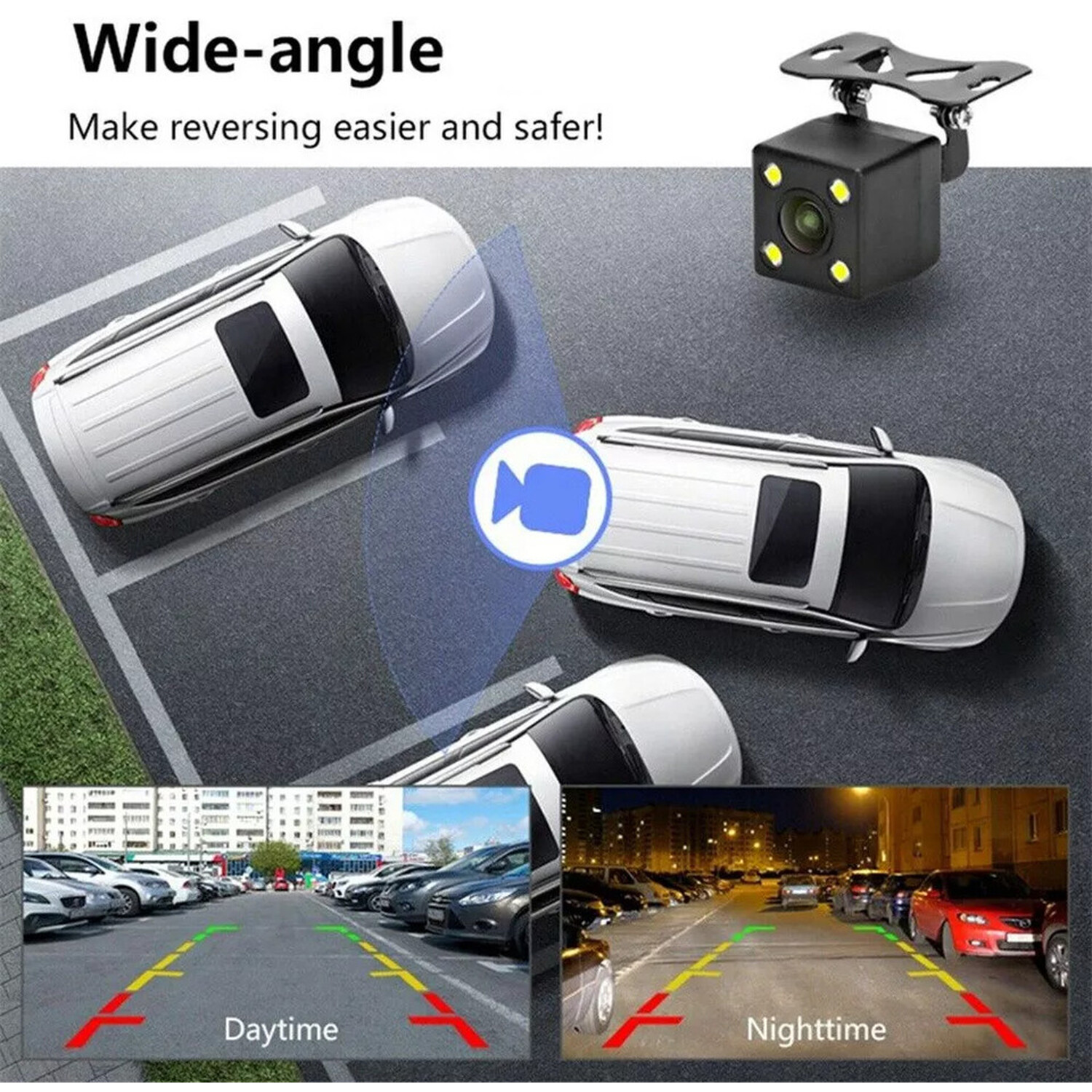 Removable Rear End Camera Folding Rear View Reversing Camera Kit