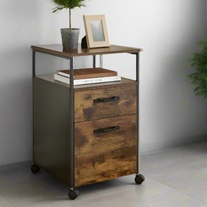 Industrial Style File Cabinet