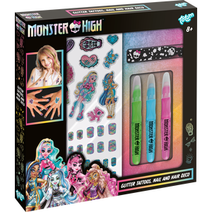 Totum Monster High Glitter Tattoos, Hair and Nail Decorations