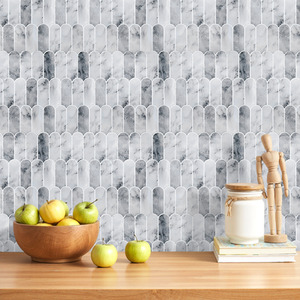 Lifeideas 10Pcs Self-Adhesive Arch Wall Tile Stickers