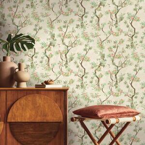 Folia Vinyl Tree Blossom Wallpaper Modern Paste The Wall