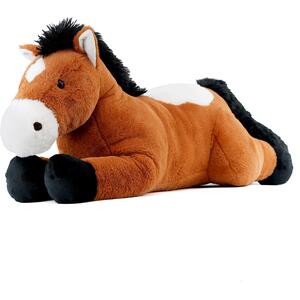 Large Horse Teddy 65cm Soft Plush Cuddly Pony Stuffed Animal