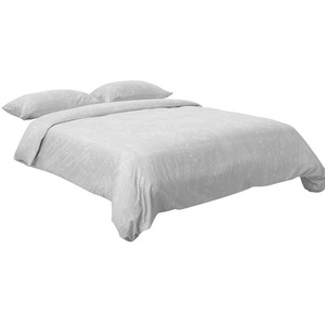 3Pcs Grey Bedding Printed Duvet Cover with 2 Pillowcase Set