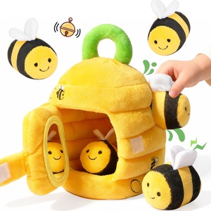My First Honeybee Soft Plush Playset Montessori Early Learning Toy