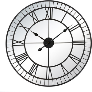 Charles Bentley Windermere Mirrored Skeleton Wall Clock