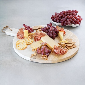 MasterClass Gourmet Prep  Serve Wood  Marble Paddle Board