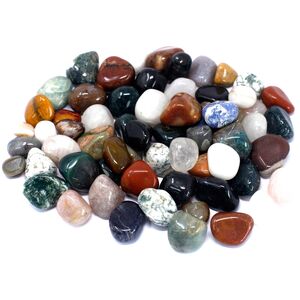 Vibrant Mixed Gemstones for Crafts  Decor