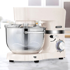 Stand Mixer Kneading Machine With 2 x Stainless Steel Mixing Bowls