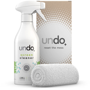 Undo Screen Cleaner Spray (500ml) with Microfibre Cloth