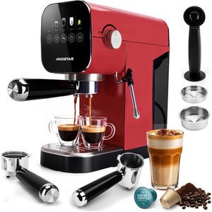 Red 20Bar Espresso Coffee Machine shot 12537439