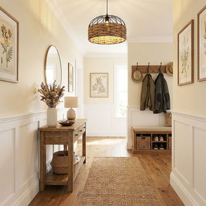 Ceiling Pendant Light Shade Rattan Style Woven