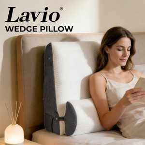 Lavio Wedge Pillow Memory Foam Trim