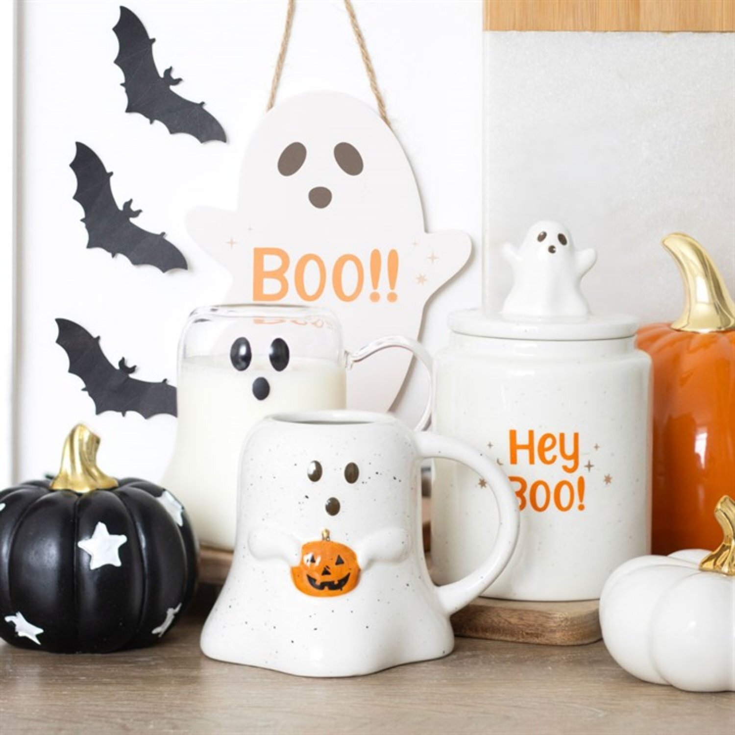 Image of Hey Boo Ghost Storage Jar Cute&hellip;